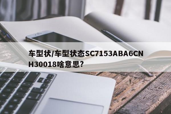 车型状/车型状态SC7153ABA6CNH30018啥意思?
